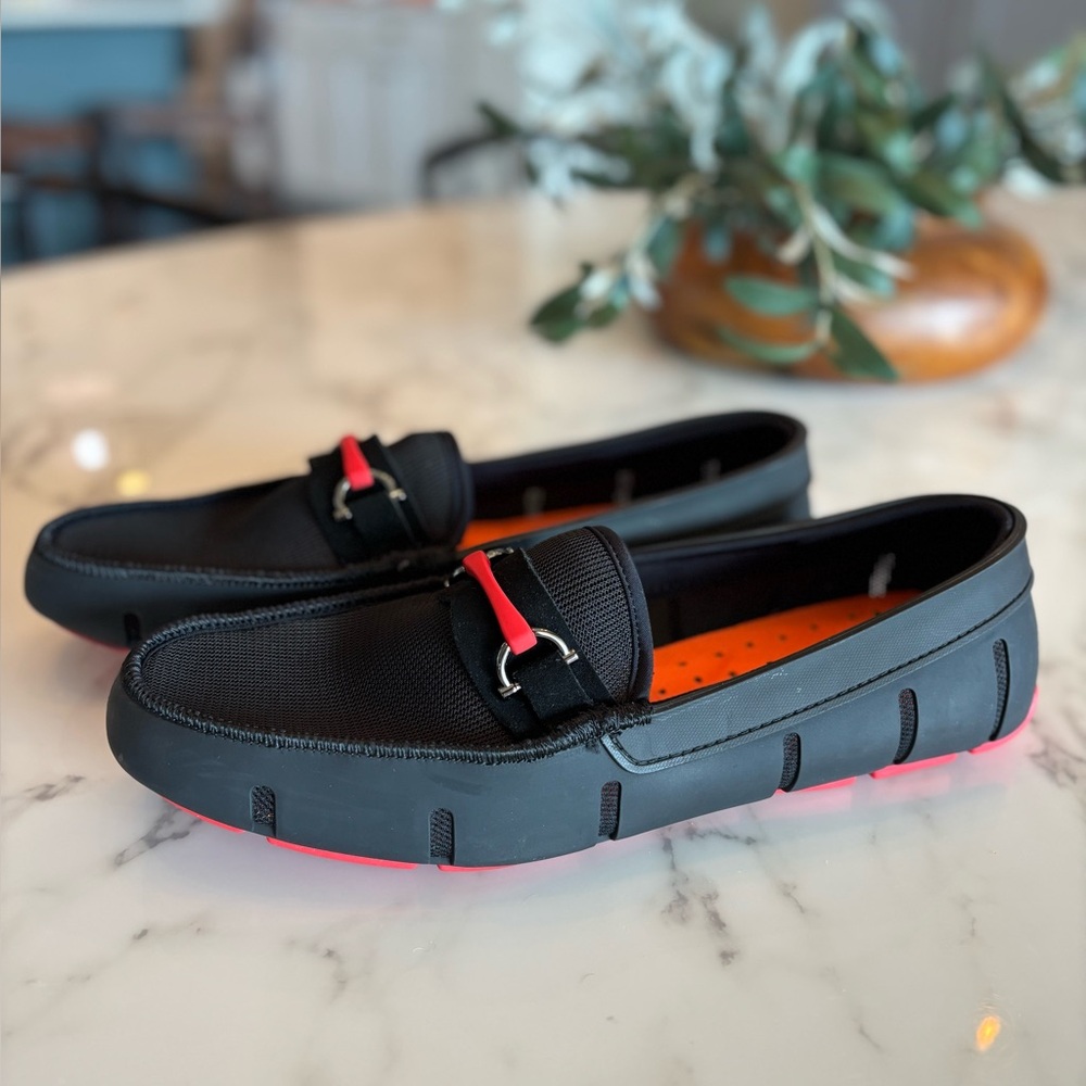 Swims Sporty Bit Loafer. Men’s 13. Never worn. Black and Red.